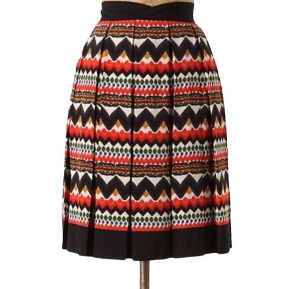 Anthropologie Fei Denpasar multicolor skirt Sz 4 - Picture 2 of 8